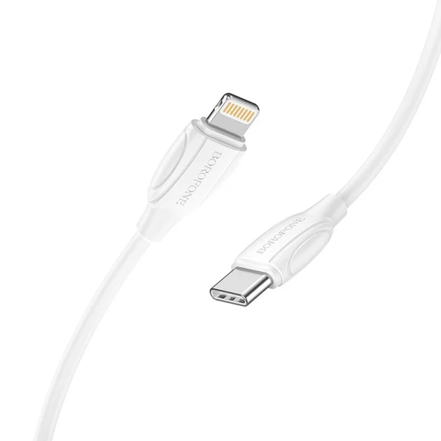 BOROFONE USB BX19 TYPE-C TO IOS 3M Սպիտակ 2