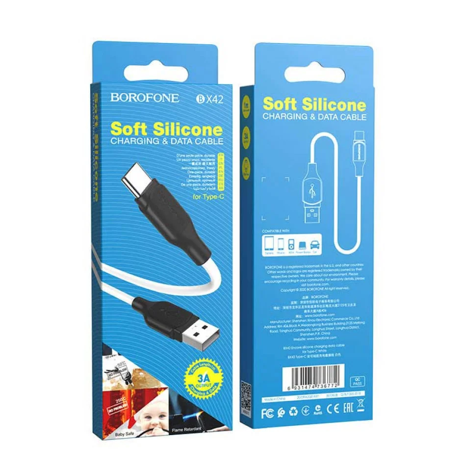 BOROFONE USB BX42 TYPE-C Սպիտակ