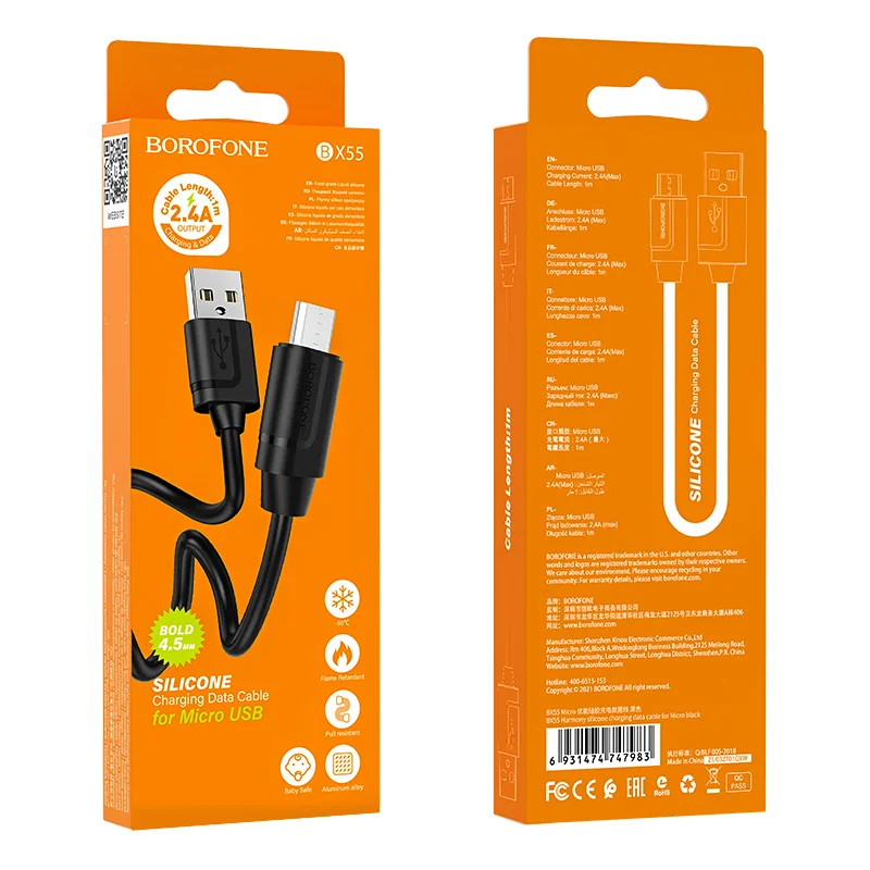 BOROFONE USB BX55 MICRO Սև