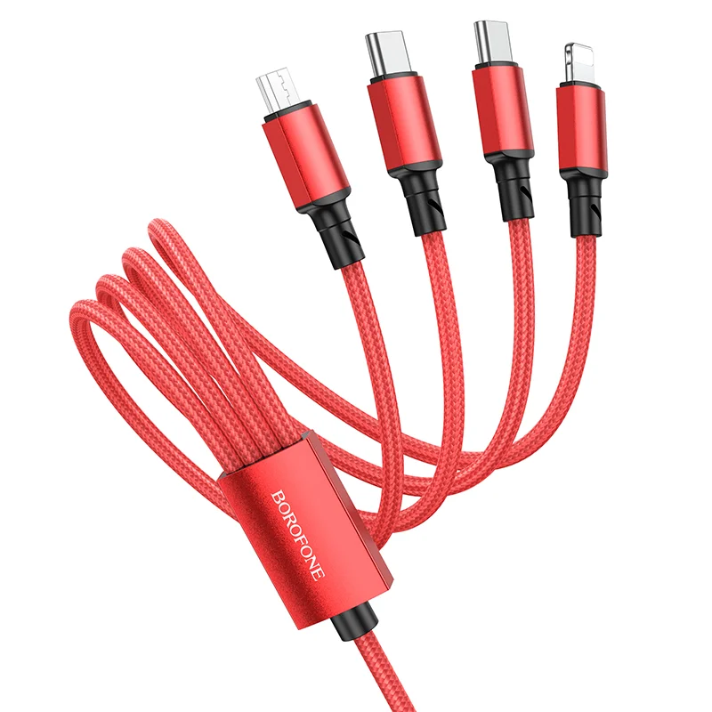 BOROFONE USB BX72 4IN1 Կարմիր 2