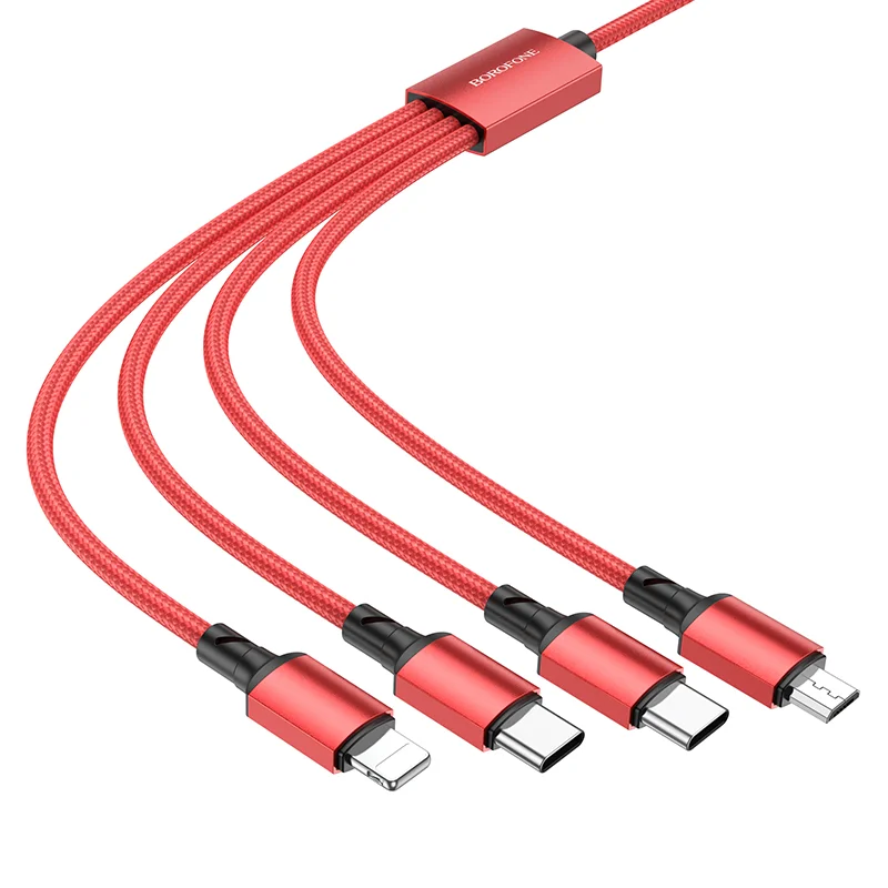 BOROFONE USB BX72 4IN1 Կարմիր 3