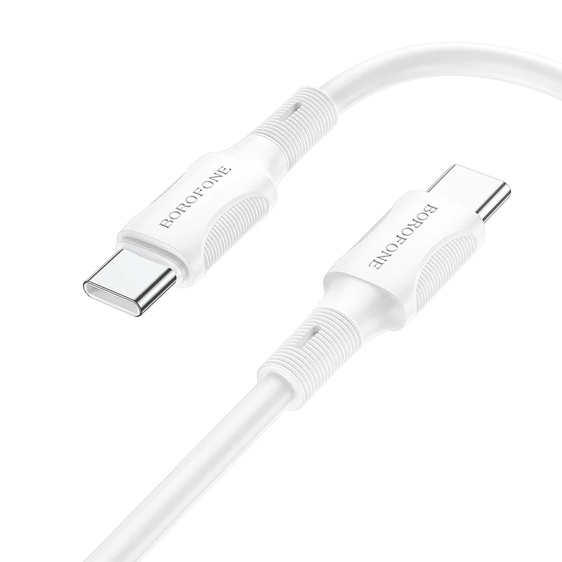 BOROFONE USB BX80 Type-C to Type-C  Սպիտակ 3