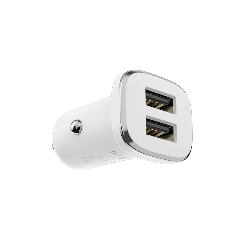 BOROFONE BZ12 Մեքենայի լիցքավորիչ (2 USB) – Սպիտակ 2