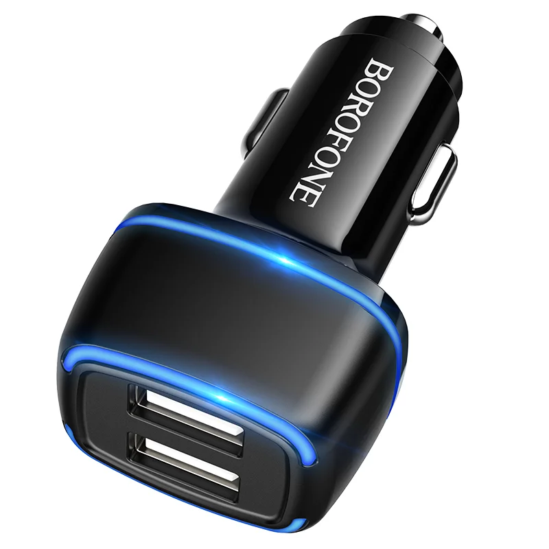 BOROFONE BZ14 Մեքենայի լիցքավորիչ (2 USB) – Սև 3