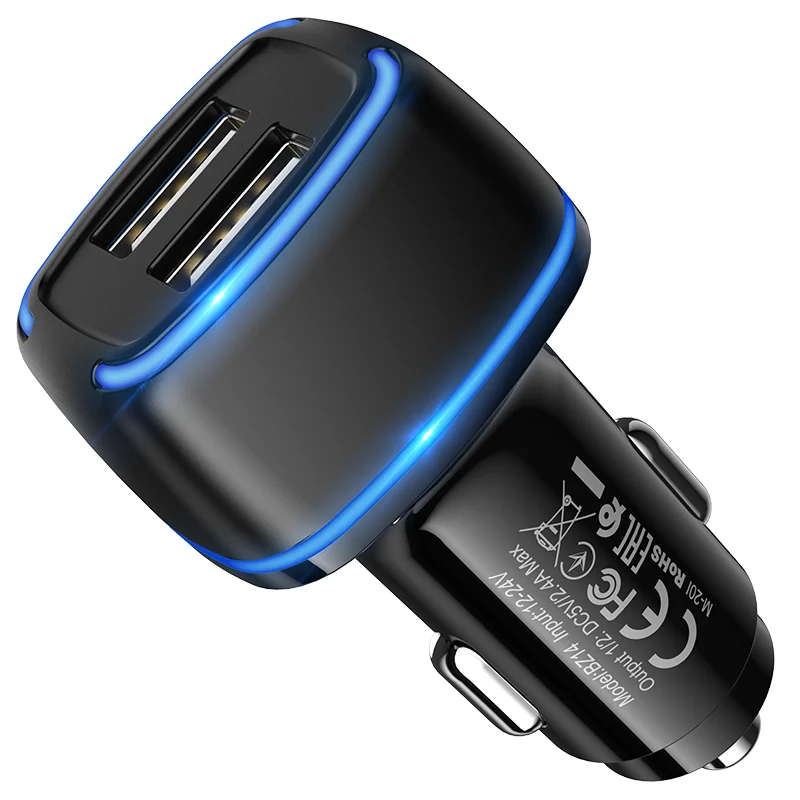 BOROFONE BZ14 Մեքենայի լիցքավորիչ (2 USB) – Սև 2