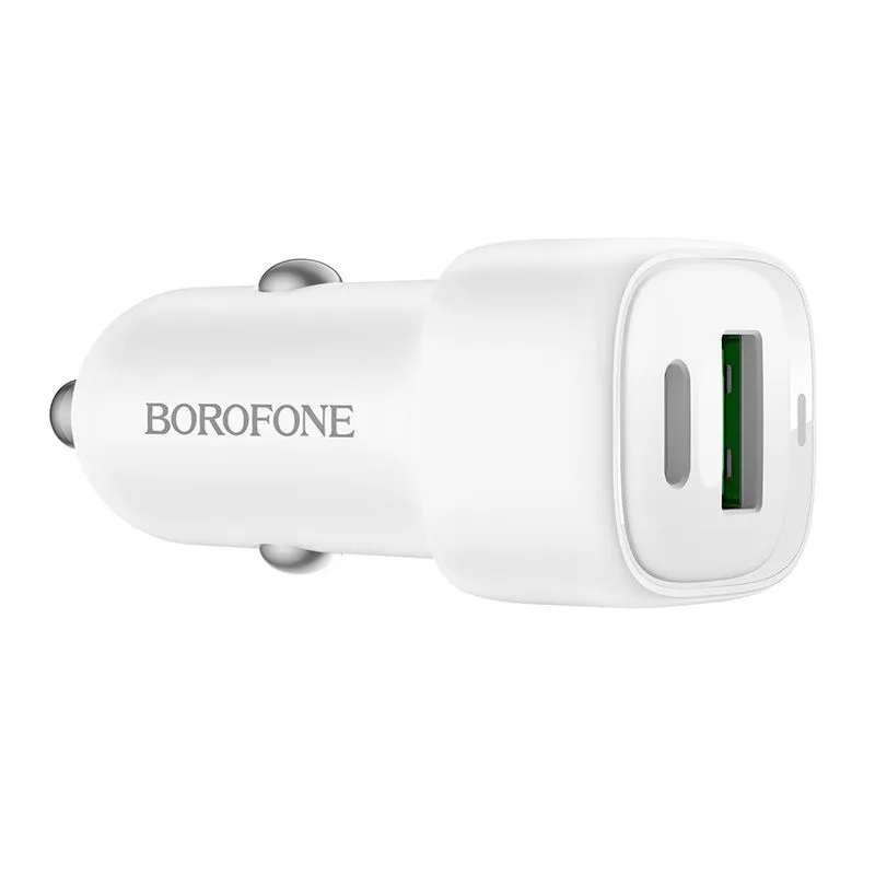 BOROFONE BZ34B Ավտոմեքենայի լիցքավորիչ, Սպիտակ 3