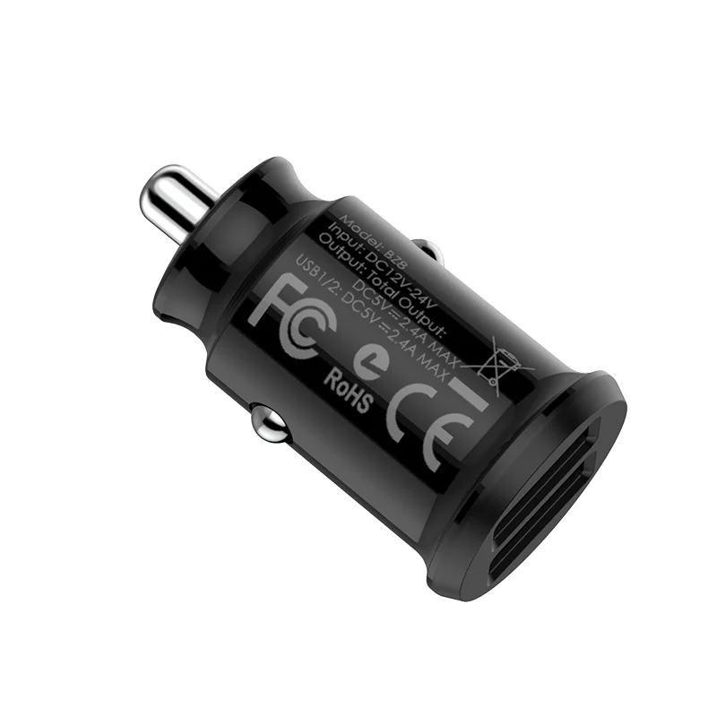 BOROFONE BZ8 Մեքենայի լիցքավորիչ (2 USB) – Սև 2