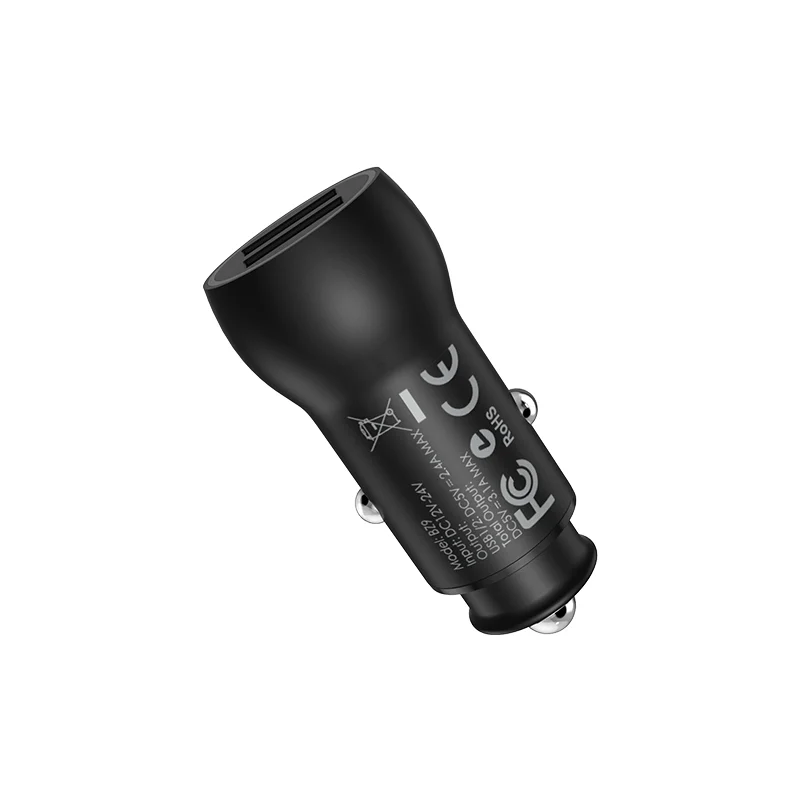 BOROFONE BZ9 Մեքենայի լիցքավորիչ (2 USB) – Սև 2