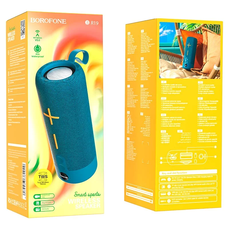 BOROFONE ԲԱՐՁՐԱԽՈՍ BR19 Փիրուզագույն