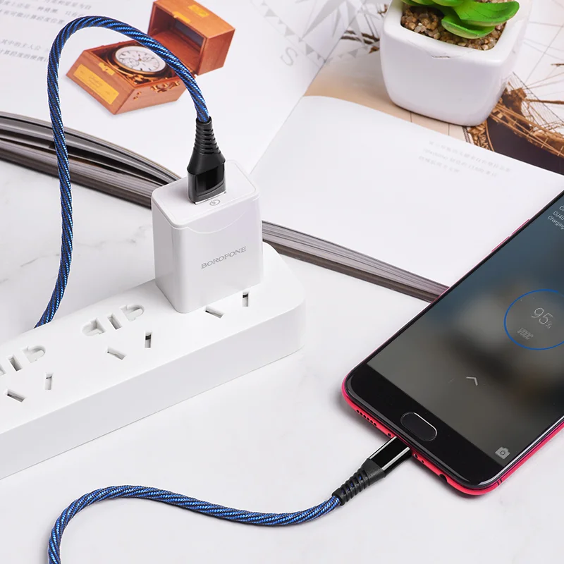 Լիցքավորման Լար Micro-USB | BOROFONE BU13-սև 3
