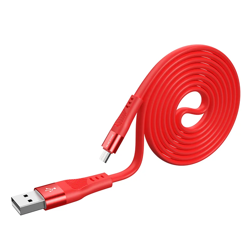 Լիցքավորման Լար  Micro-USB | BOROFONE BU18-կարմիր 3