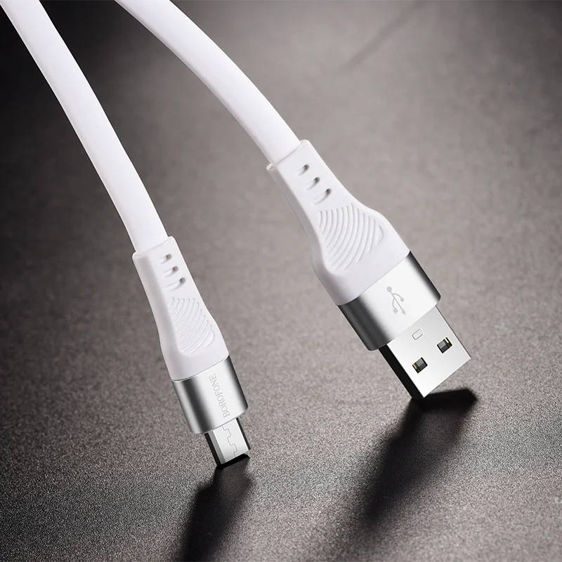 Լիցքավորման Լար Micro-USB | BOROFONE BU18-սպիտակ 3