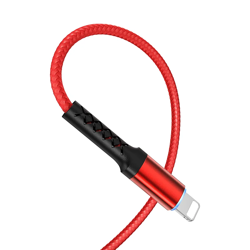 Լիցքավորման Լար Type-C to Lightning | BOROFONE BU22-կարմիր 2