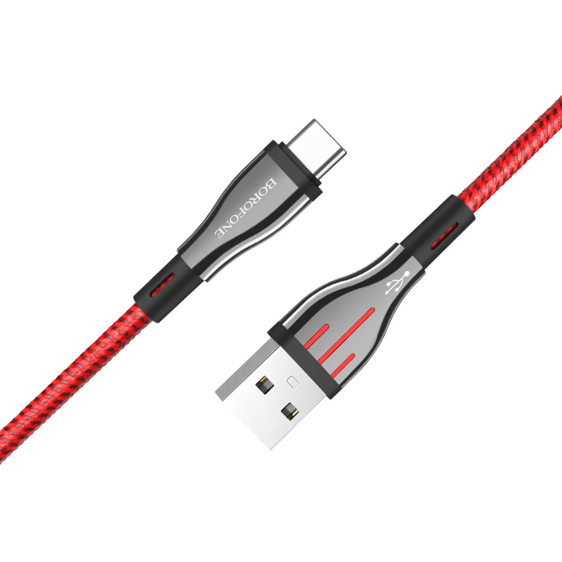 Լիցքավորման Լար Type-C | BOROFONE BU23-կարմիր 2