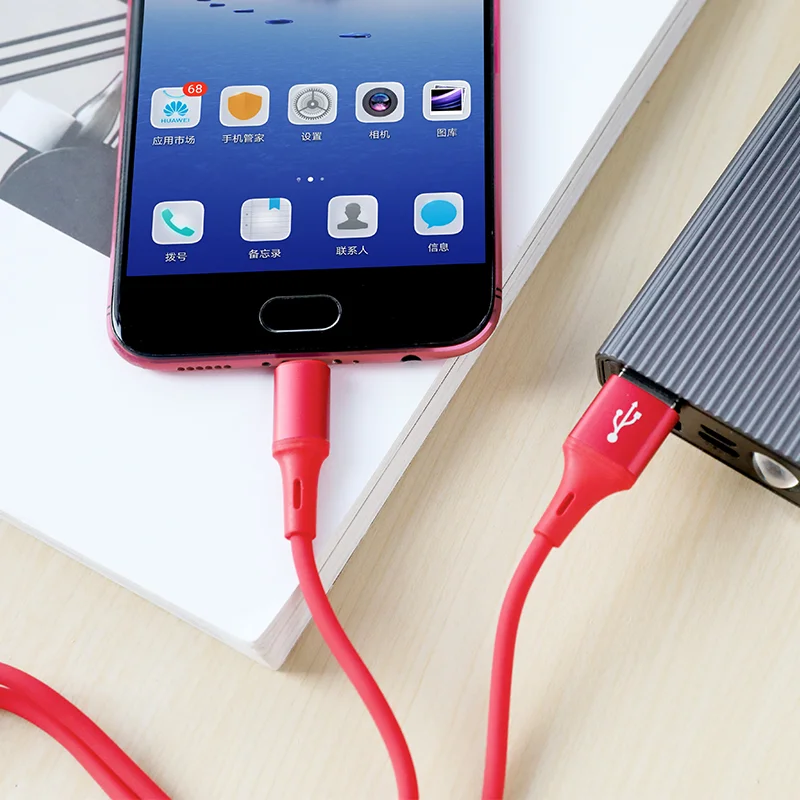 Լիցքավորման Լար Micro-USB | BOROFONE BU24-կարմիր 3