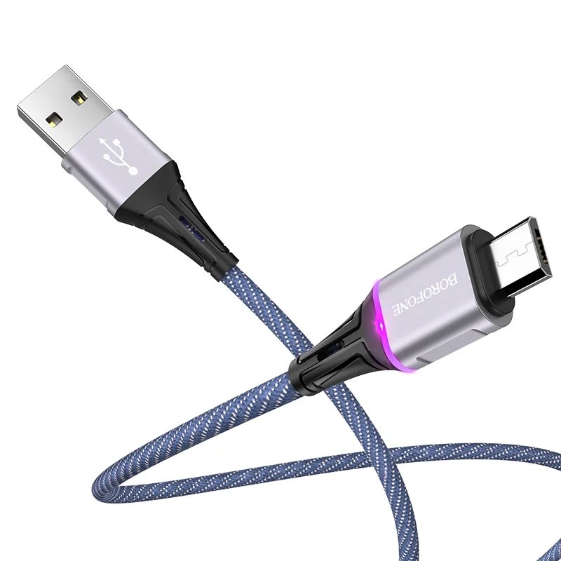 Լիցքավորման Լար Micro-USB | BOROFONE BU25-կապույտ 2