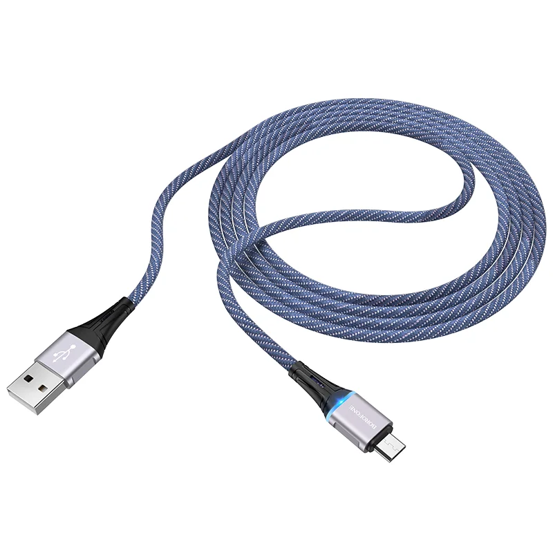 Լիցքավորման Լար Micro-USB | BOROFONE BU25-կապույտ 3