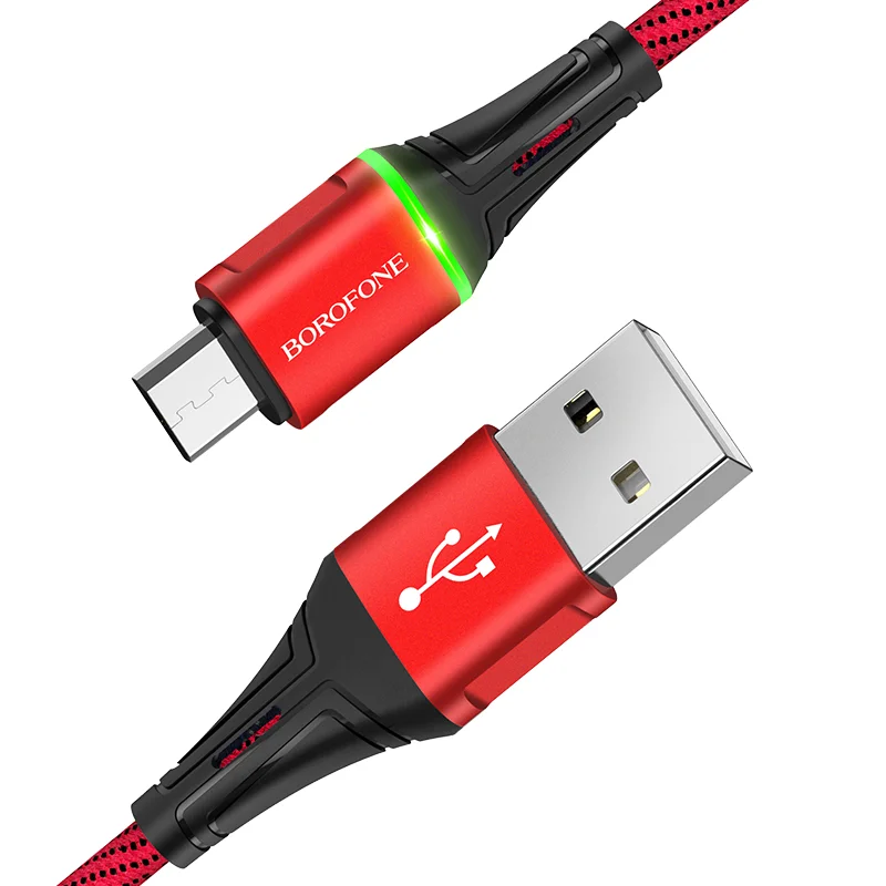 Լիցքավորման Լար  Micro-USB | BOROFONE BU25-կարմիր 2
