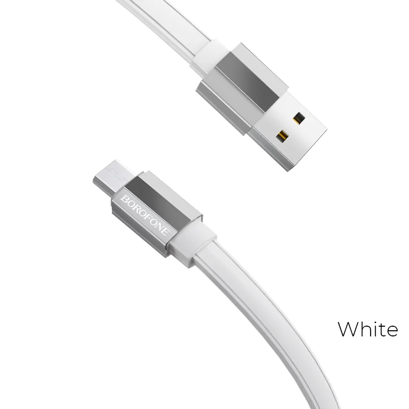 Լիցքավորման Լար  Micro-USB | BOROFONE BU8-սպիտակ 3