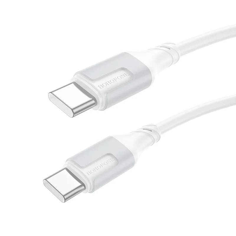 BOROFONE USB BX101 TYPE-C TO TYPE-C 60W Սպիտակ 2