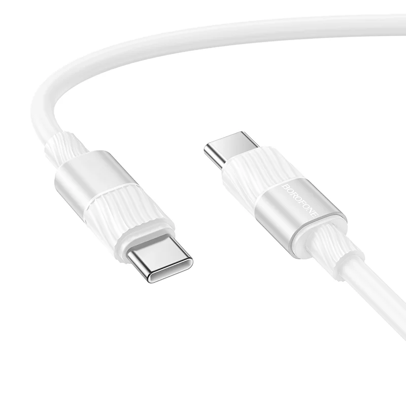 BOROFONE USB BX106 TYPE-C TO TYPE-C 60W Սպիտակ 3