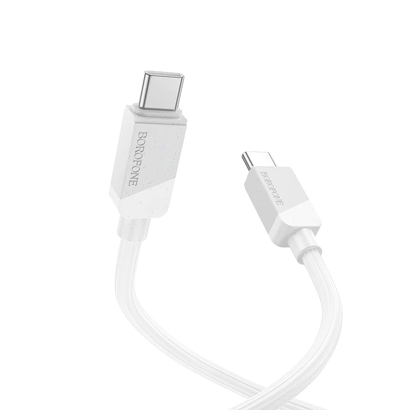 BOROFONE USB BX107 TYPE-C TO TYPE-C 60W Սպիտակ 2