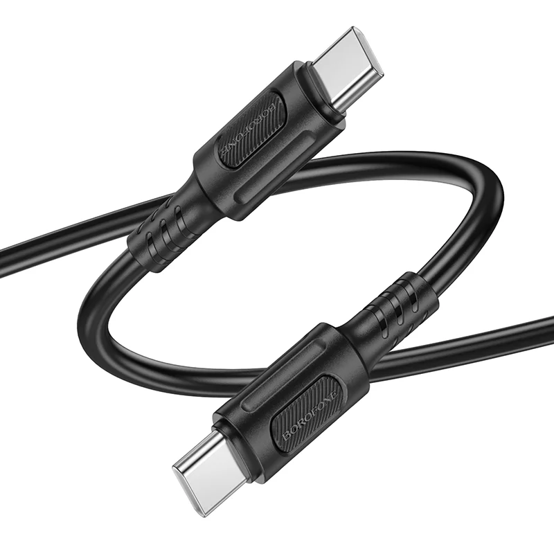 BOROFONE USB BX111 TYPE-C TO TYPE-C Սև 60W 2