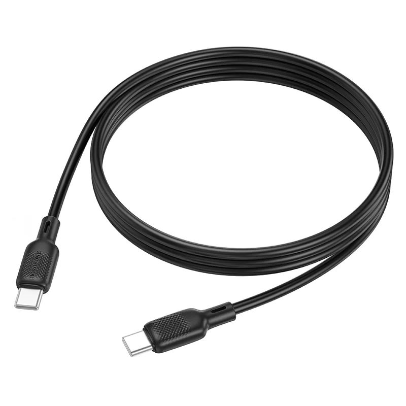BOROFONE USB BX113 TYPE-C TO TYPE-C Սև 60W 3