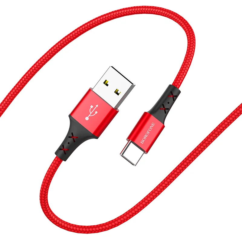 Լիցքավորման Լար  Type-C | BOROFONE BX20-կարմիր 2