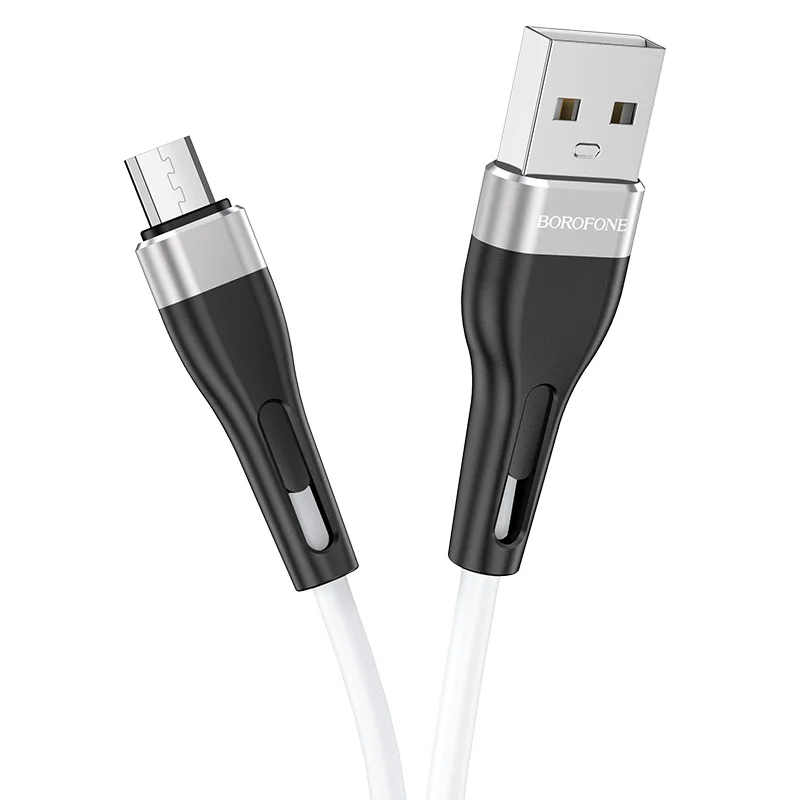 Լիցքավորման Լար  Micro-USB | BOROFONE BX46-սպիտակ 2