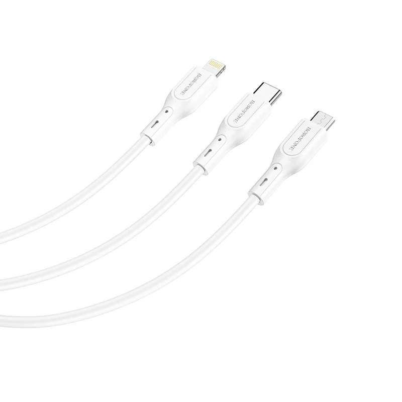 BOROFONE USB BX66 3IN1 Սպիտակ 3