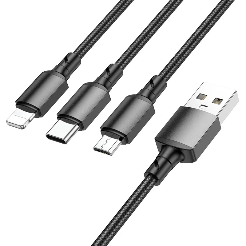 BOROFONE USB BX72 3IN1 Սև 2