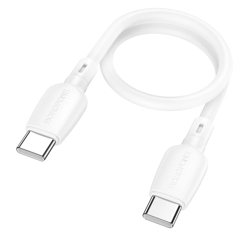 BOROFONE USB BX93 TYPE-C TO TYPE-C Սպիտակ 0.25M 3