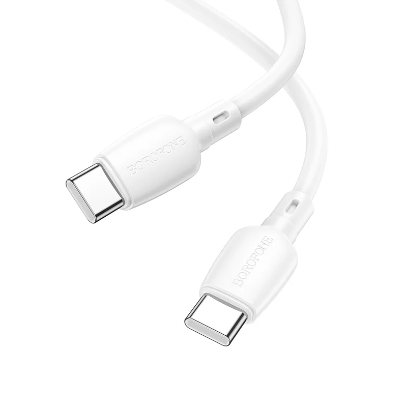 BOROFONE USB BX93 TYPE-C TO TYPE-C Սպիտակ 60W 2