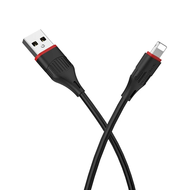 Լիցքավորման Լար Lightning | BOROFONE BX17-սև 3