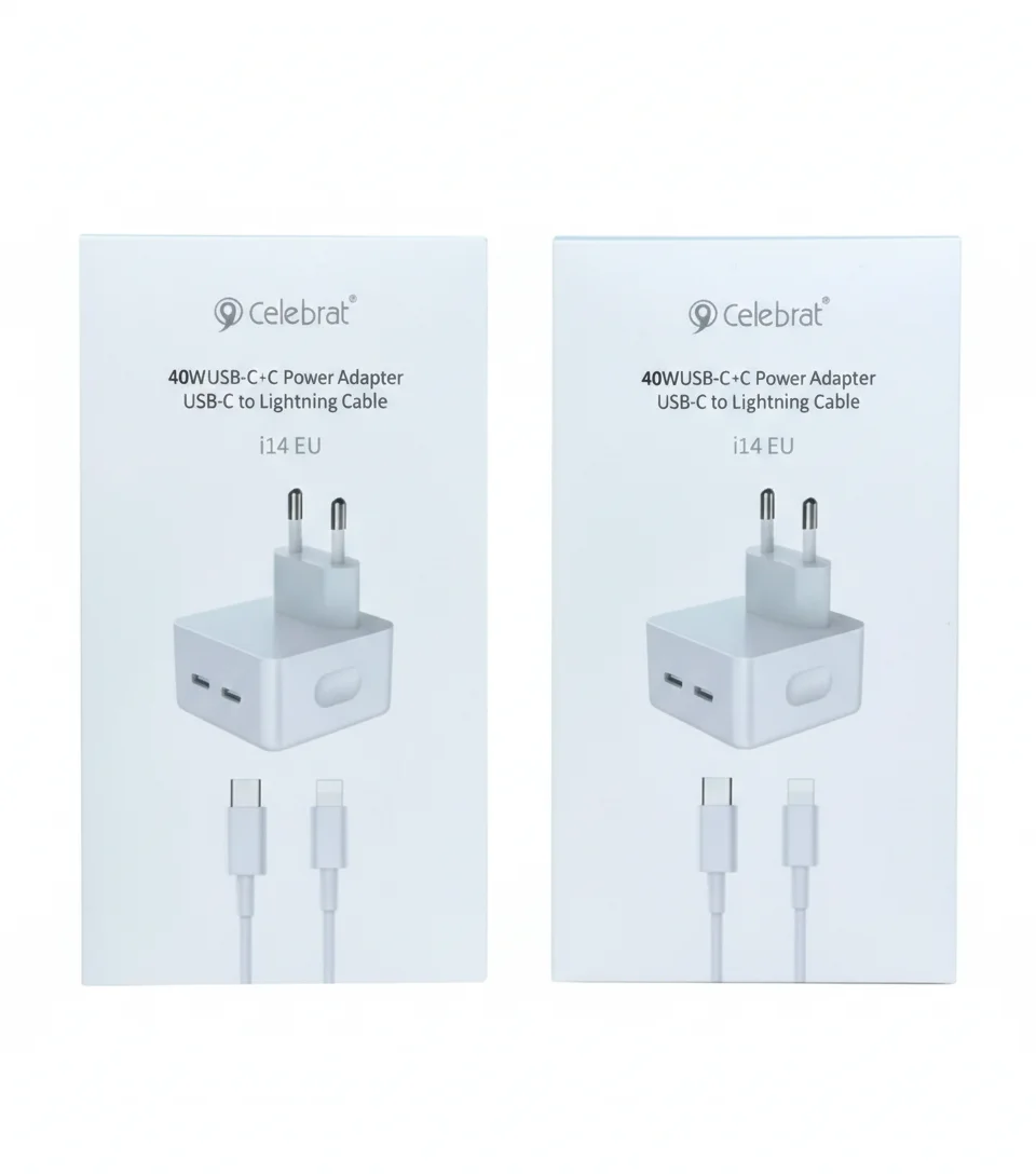 Լիցքավորիչ + Լար Type-C to Lightning CELEBRAT I14