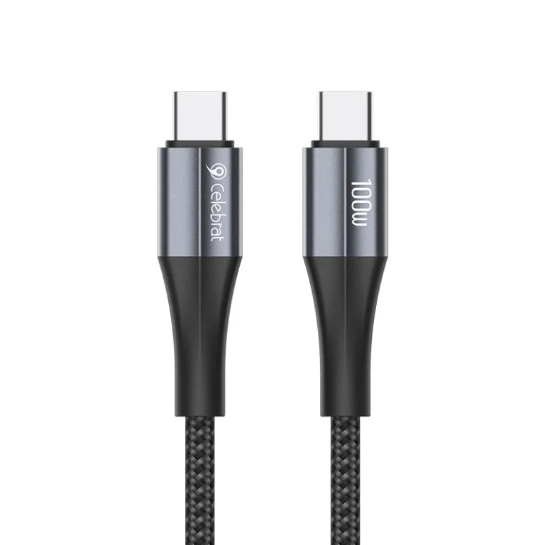 CELEBRAT USB HB-19 TYPE-C TO TYPE-C Սև 100W 2