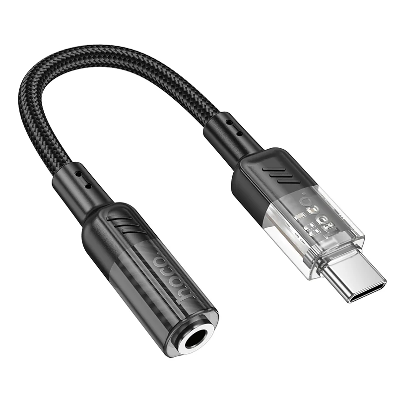 HOCO Ադապտեր LS37 Type-C to AUX audio Սև 2