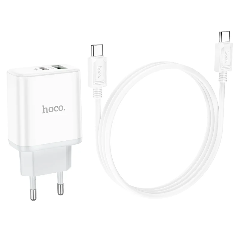 HOCO ԼԻՑՔ.+ԼԱՐ C105A TYPE-C TO TYPE-C Սպիտակ 3