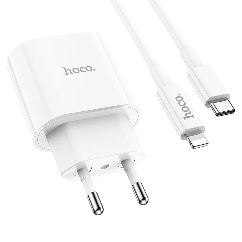 HOCO ԼԻՑՔ+ԼԱՐ C94A TYPE-C TO IOS Սպիտակ 3