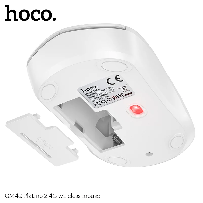 HOCO GM42 Անլար  մկնիկ (Սպիտակ 3