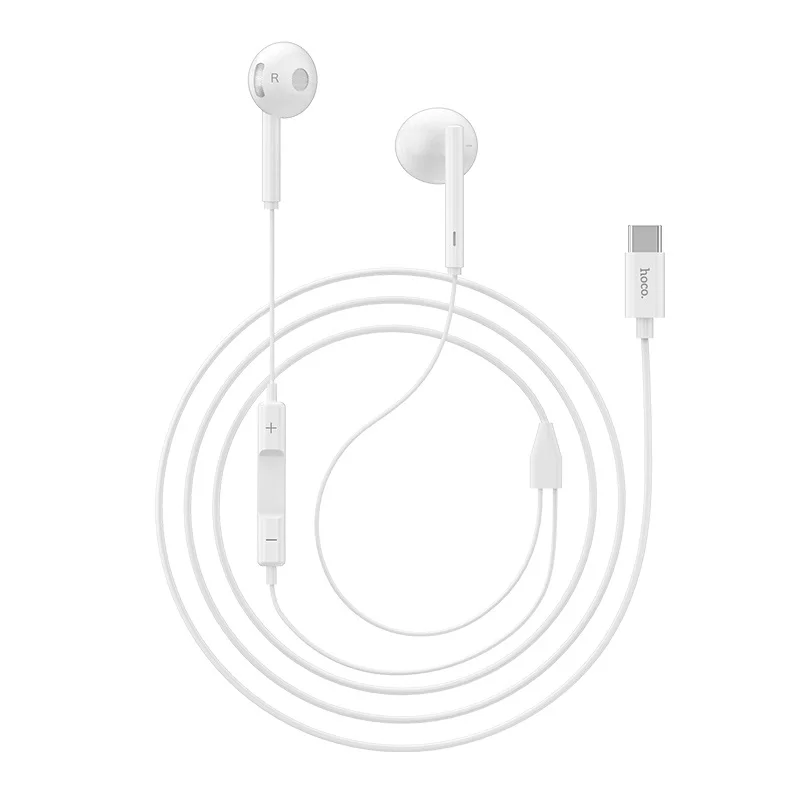 HOCO L10 Acoustic Type-C Wired Headphones (White) 3