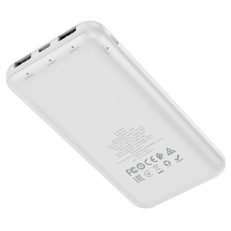 HOCO POWERBANK J82 10000 mAh Սպիտակ 3