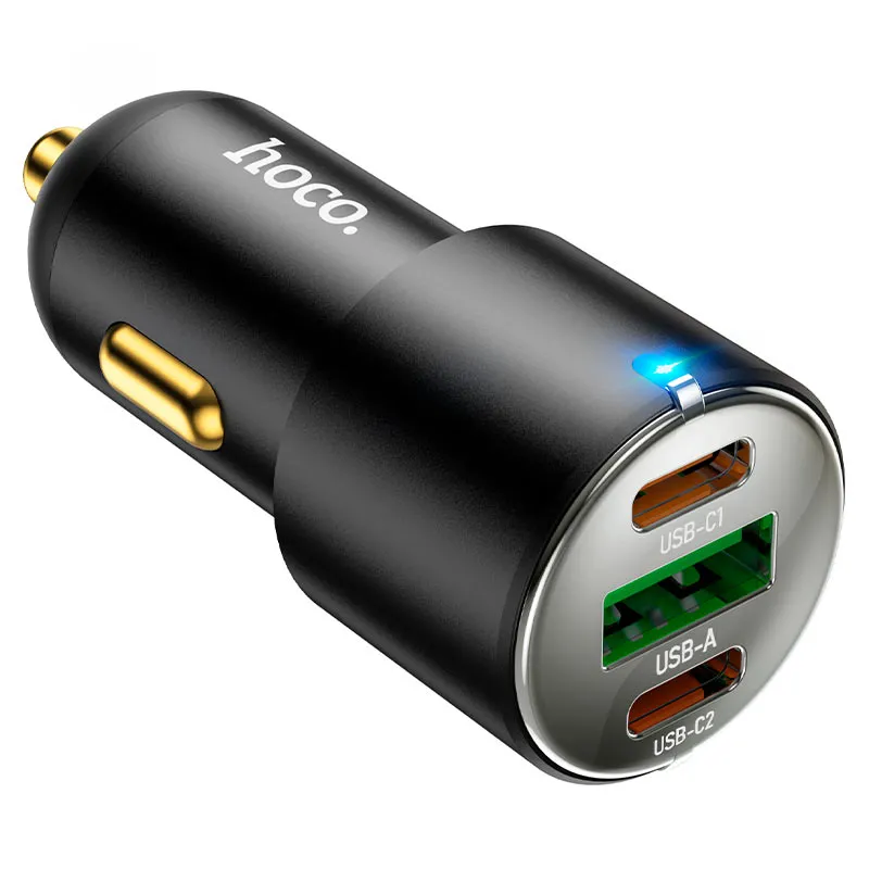 HOCO NZ6 Մեքենայի լիցքավորիչ Սև 3