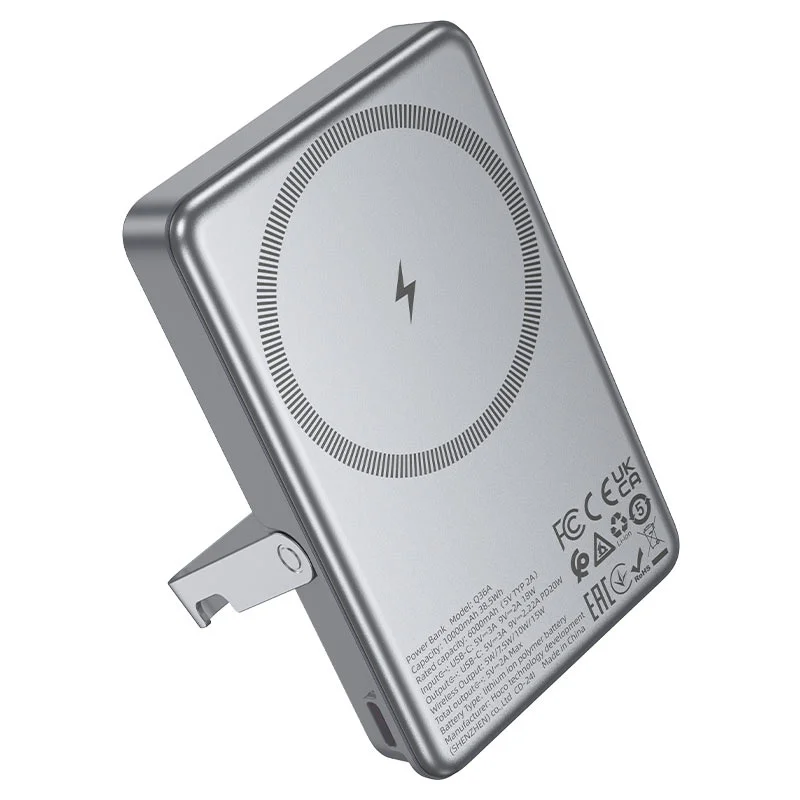 HOCO POWERBANK Q36A MAGNETIC 10000 mAh Մոխրագույն 3