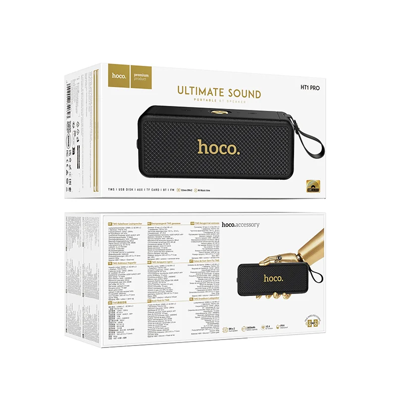 HOCO ԲԱՐՁՐԱԽՈՍ HT1 Pro Սև