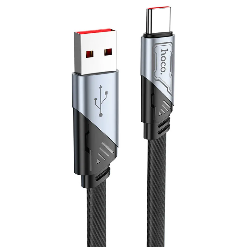 HOCO U119 USB-ից Type-C լիցքավորման մալուխ Սև 2