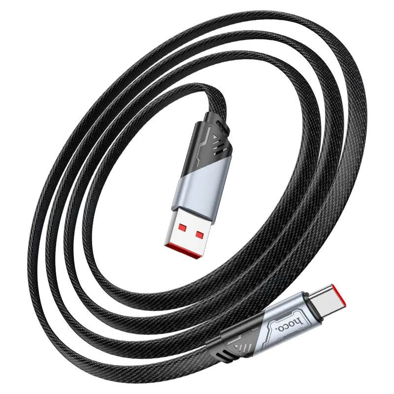 HOCO U119 USB-ից Type-C լիցքավորման մալուխ Սև 3