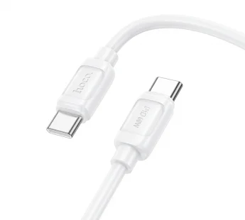 HOCO USB X115 TYPE-C TO TYPE-C Սպիտակ 60W 3