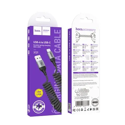 HOCO USB X121 TYPE-C Սև